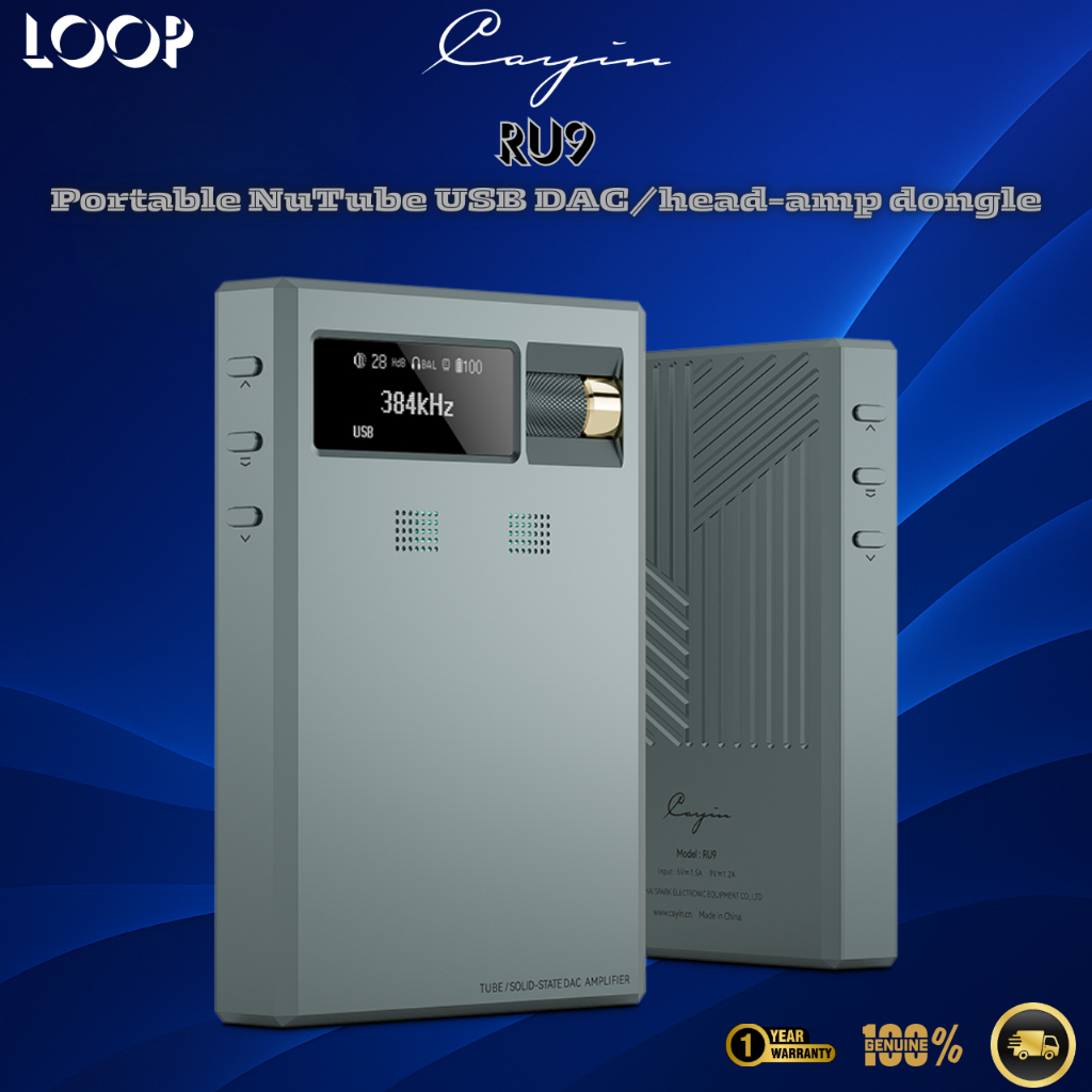 Cayin RU9 Portable NuTube USB DAC/Headphone Amp Dongle (ประกันศูนย์ไทย)