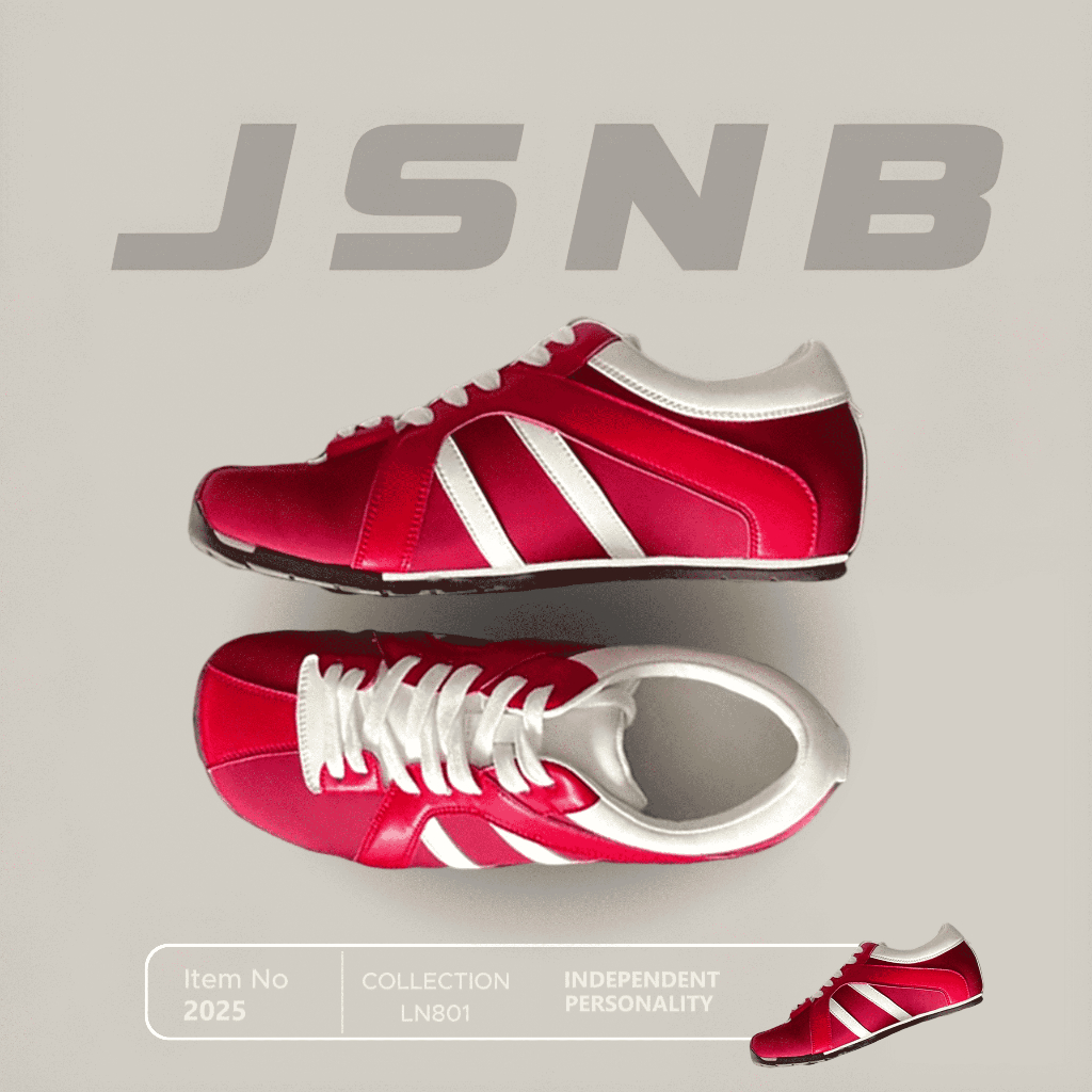 JSNB ส่งฟรี รองเท้าผ้าใบแฟชั่น สไตล์เกาหลี แนวสตรีท พร้อมส่ง รองเท้าลำลอง พื้นนุ่ม เบา ระบายอากาศได้