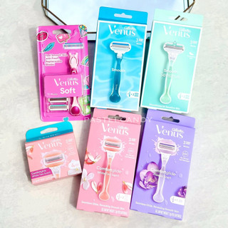 SALE🔥แท้💯% ฉลากไทย ยิลเลตต์ วีนัส คอมฟอร์ทไกลด์ Gillette Venus Comfortglide/Venus Smooth Sensitive/Soft ใบมีดโกน