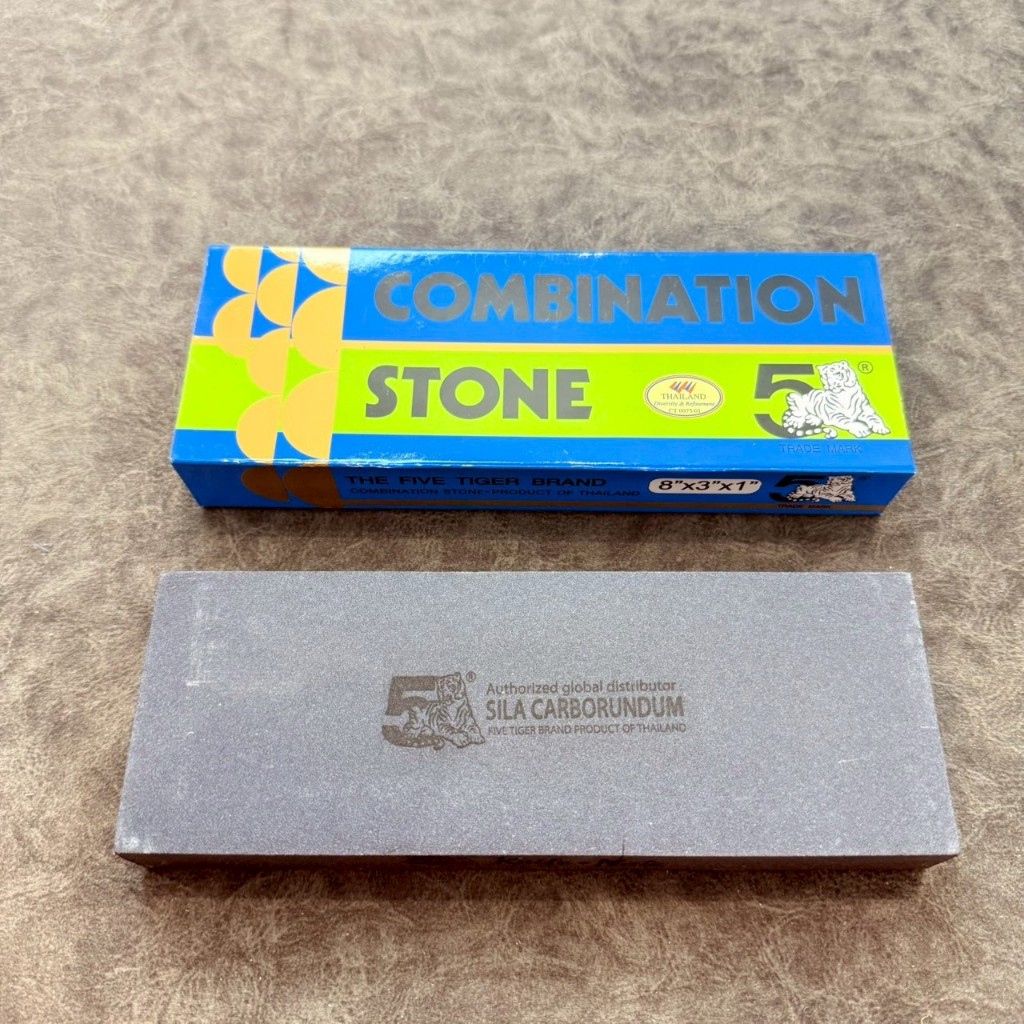 shopee preferred plusหินลับมีด ตรา 5เสือ ขนาด 8x2x1, 8x3x1, 8x3x2นิ้ว, สีแดง, สีฟ้าทอง, สีฟ้าขาว, สีดำ ที่ลับมีด หินฝนมี - รูปที่ 5