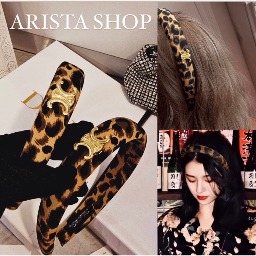 ❌พร้อมส่ง ส่งไว❌ ที่คาดผม C x Leopard (สีน้ำตาล)