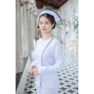 ชุดพยาบาลเอกชน ฟอร์มแขนยาว
