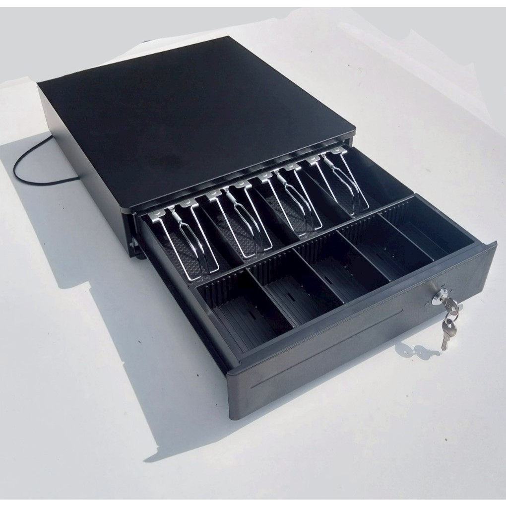 (พร้อมส่ง) ลิ้นชักเก็บเงิน Cash Drawer POS​ ลิ้นชักทอนเงิน​ 36.5x33.2x9.7