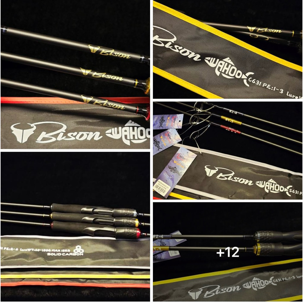 Bison WAHOO New Jigging Solid Carbon ไบซัน วาฮู