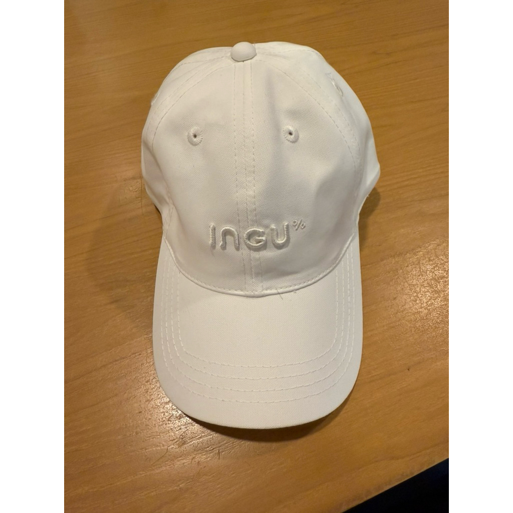 ส่งต่อ หมวกกัน uv Ingu สีขาวของใหม่