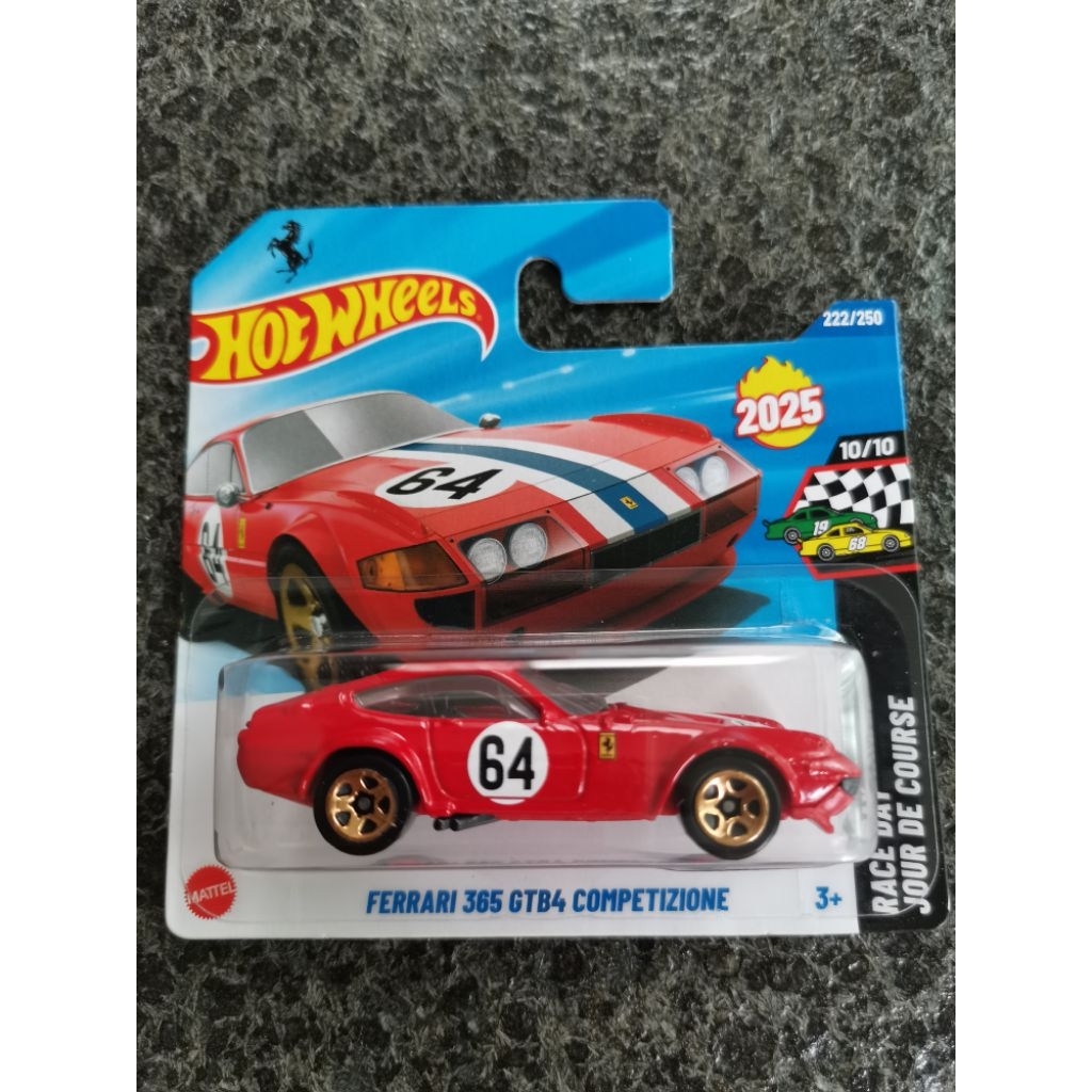 รถเหล็ก​ Hot​ wheels​ FERRARI 365 GTB4 COMPETIZIONE​ ของแท้💯