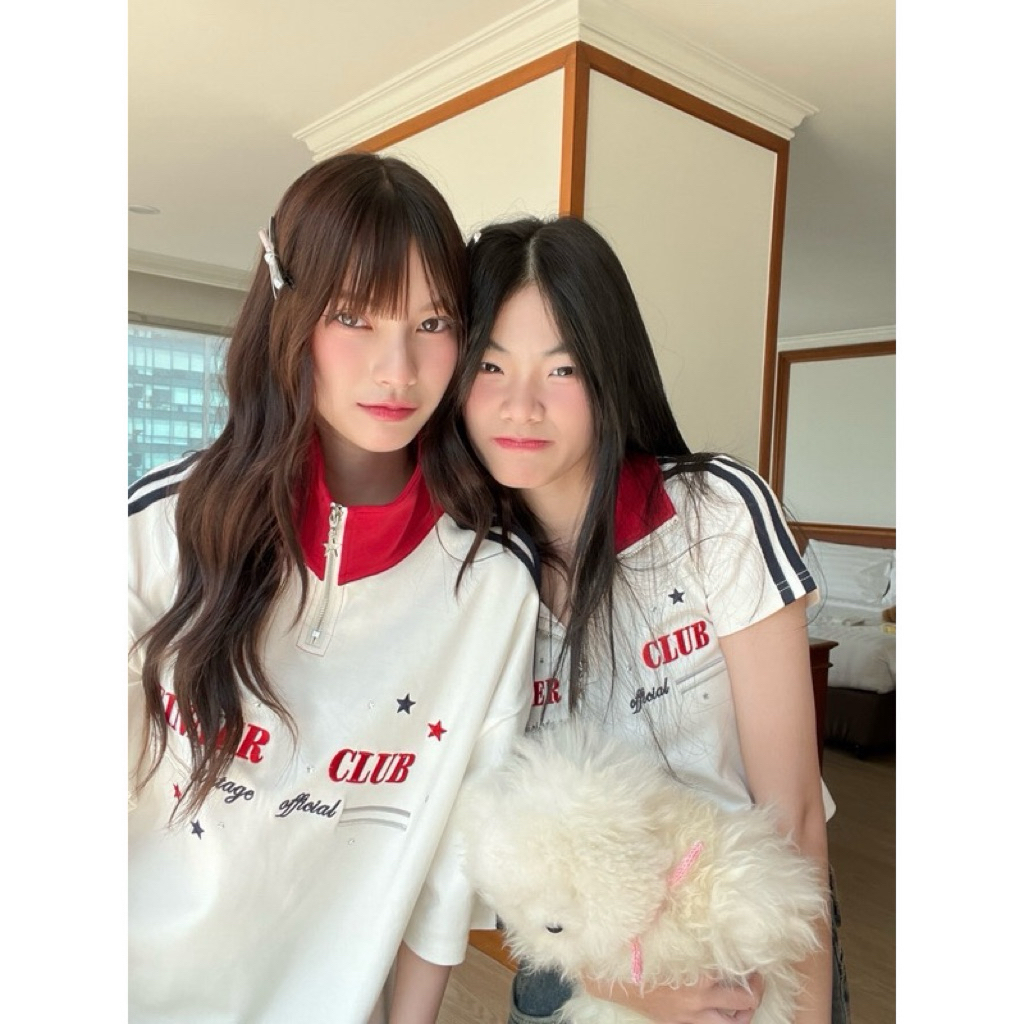 Cintage 🌈ป้านห้อย Atheletic girl collection - Winner club oversize