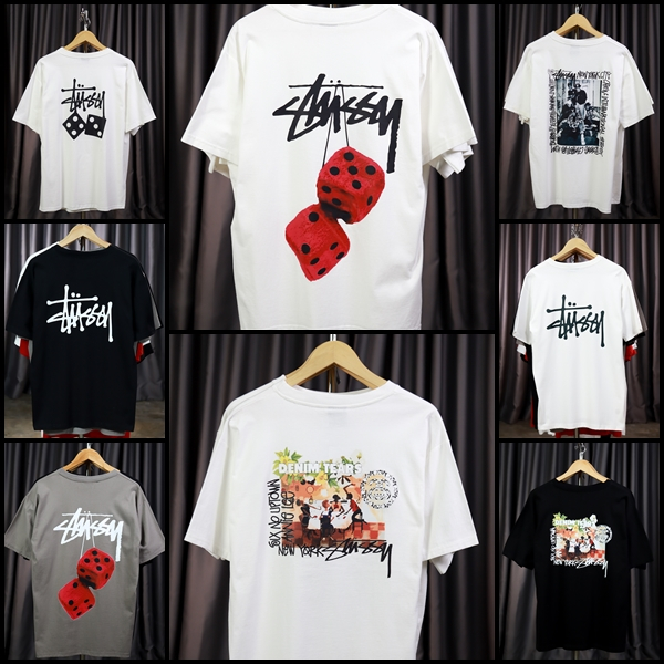 เสื้อยืด Stussy-A อก 38"-56"  XS-5XL พร้อมส่งจากไทย Cotton 100% ไม่ใช่ผ้ามัน  ผ้าหนาใส่สวย