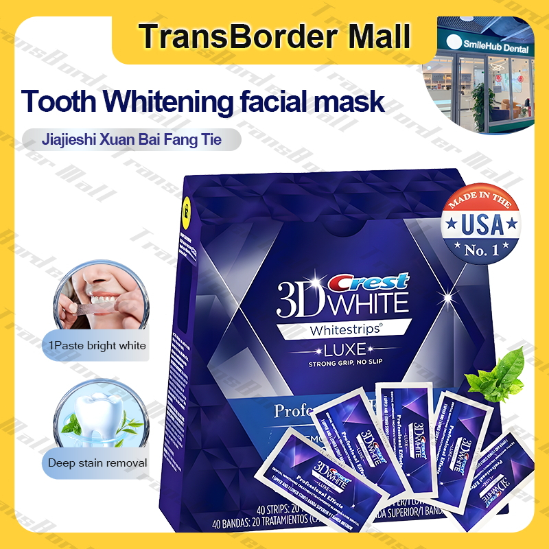 แผ่นฟอกฟัน 3D White Professional Effects Whitestrips ครีสต์ แผ่นแปะฟอกฟันขาว