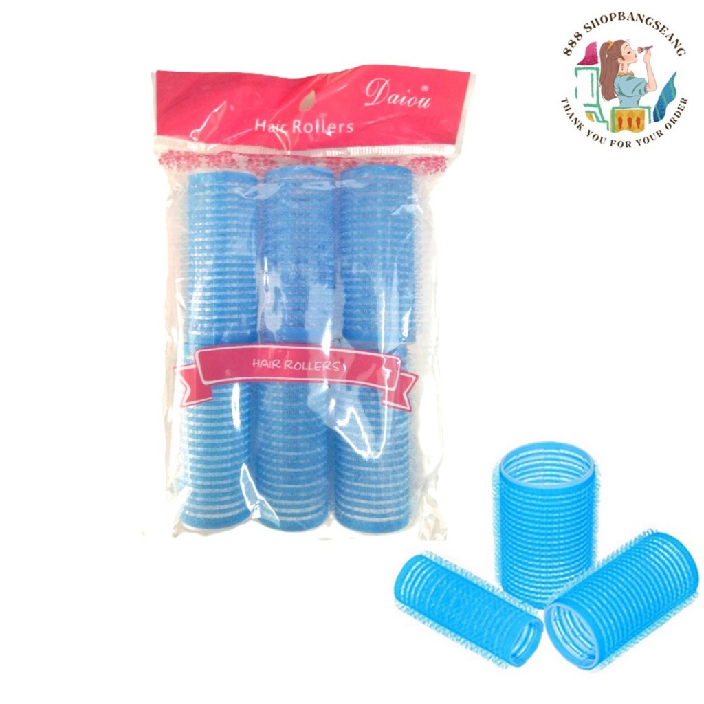 โรลม้วนผม แพ็ค 6 ชิ้น Daiou Hair Rollers