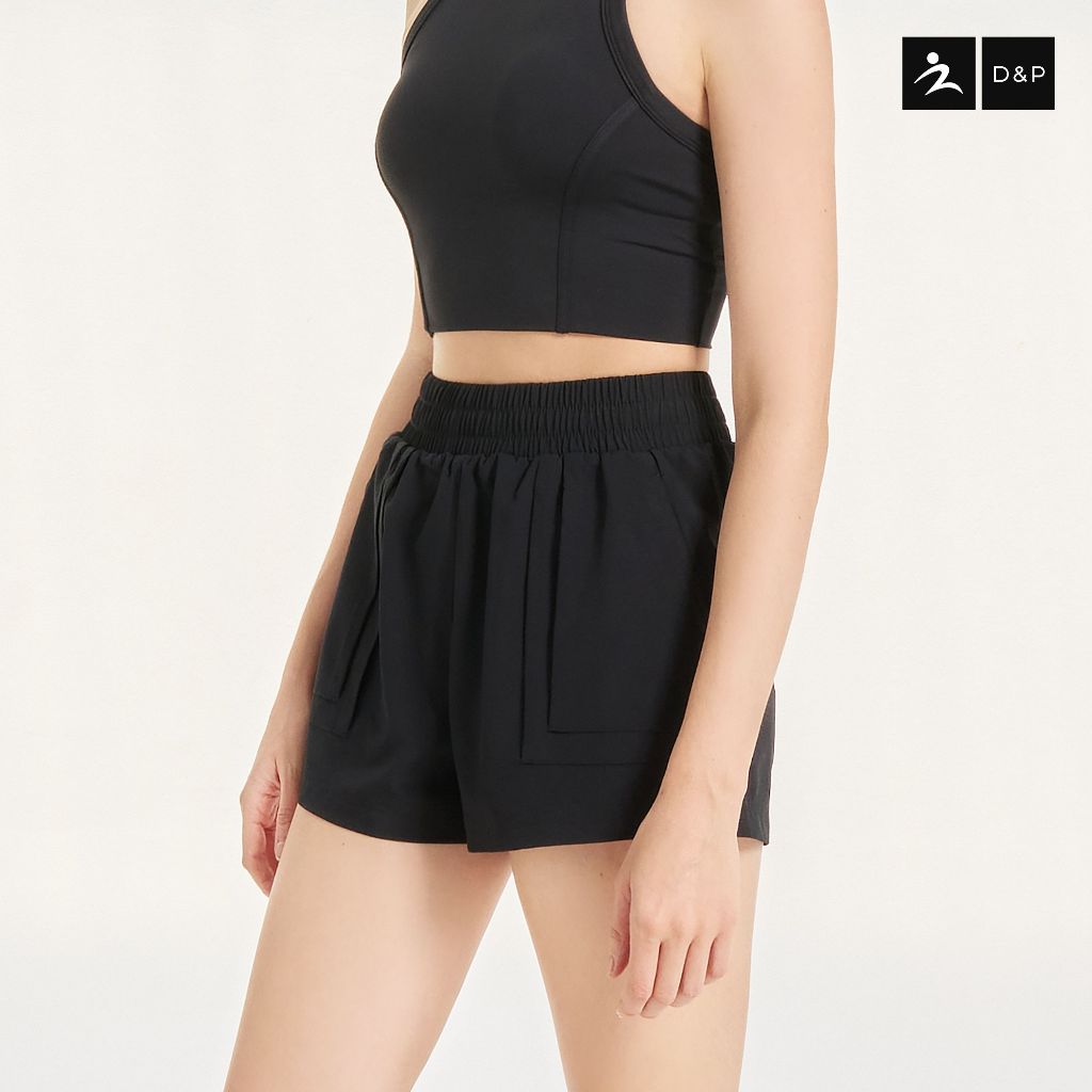 D&P Sport 2-In-1 Shorts | LolliPOP | D-3265 กางเกงขาสั้น มีซับใน ระบายอากาศได้ดี มีกระเป๋าใส่ของด้านข้าง
