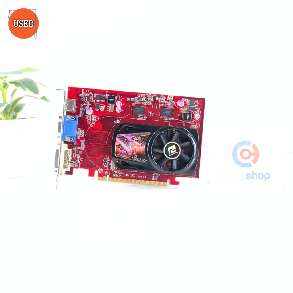 การ์ดจอ (VGA) POWERCOLOR HD 6570 2GB 1F DDR3 P16396