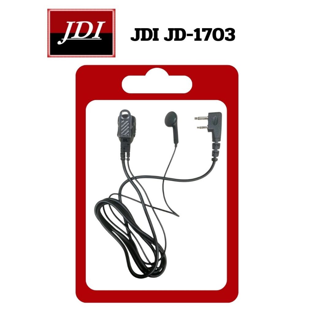 ไมค์หูฟัง JDI JD-1703 วิทยุสื่อสาร ICOM IC-80FX,IC-86FX.IC-50FX,IC-30FX ,IC-3FGX , IC-V80 , IC-V86