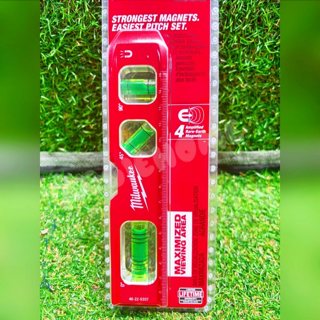 MILWAUKEE ระดับน้ำ รุ่น 48-22-5207 ขนาด7นิ้ว METRIC BILLET TORPEDO LEVEL ระดับน้ำ ปรับระดับ