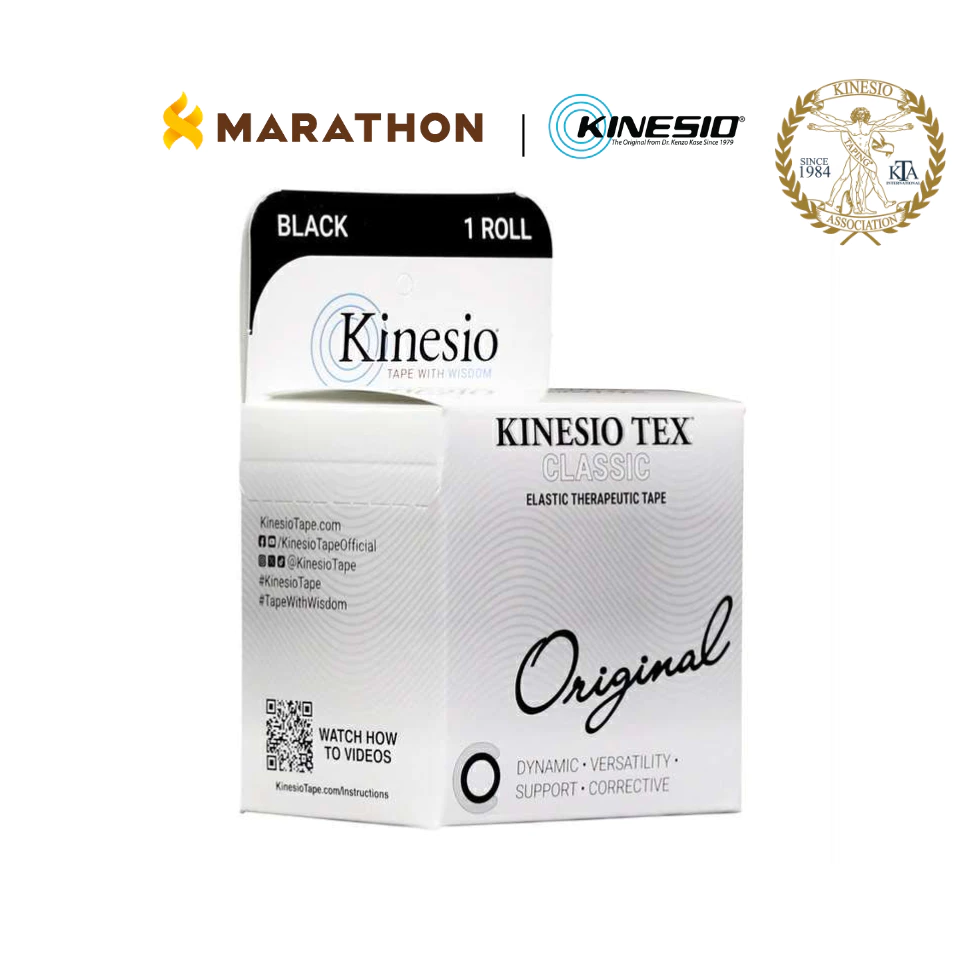 Kinesio Tape Classic 4M. ผ้าเทปคิเนซิโอ จากสหรัฐอเมริกาฯThe Original ยาว 4 เมตร เทปบำบัด รุ่นคลาสสิค