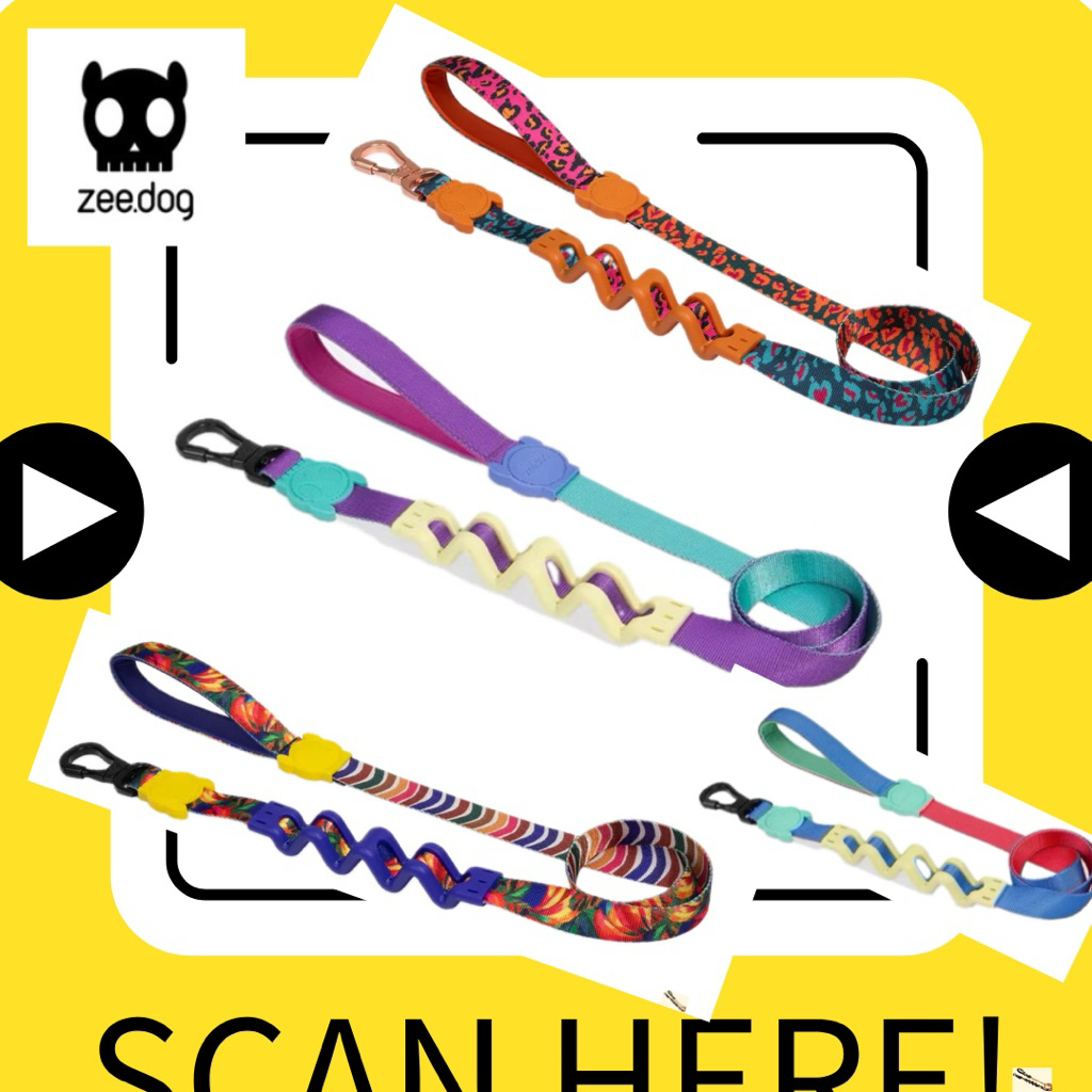 พร้อมส่ง🐶จากไทยZeedog Ruff leash สายจูงลดแรง