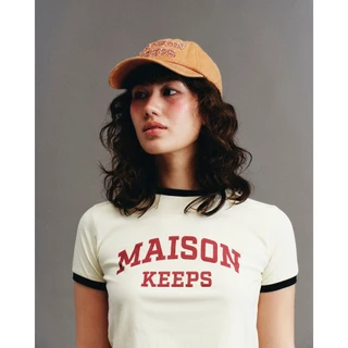 maison KEEPS | The Ringer College Logo Tee | เสื้อยืด สกรีนโลโก้ College