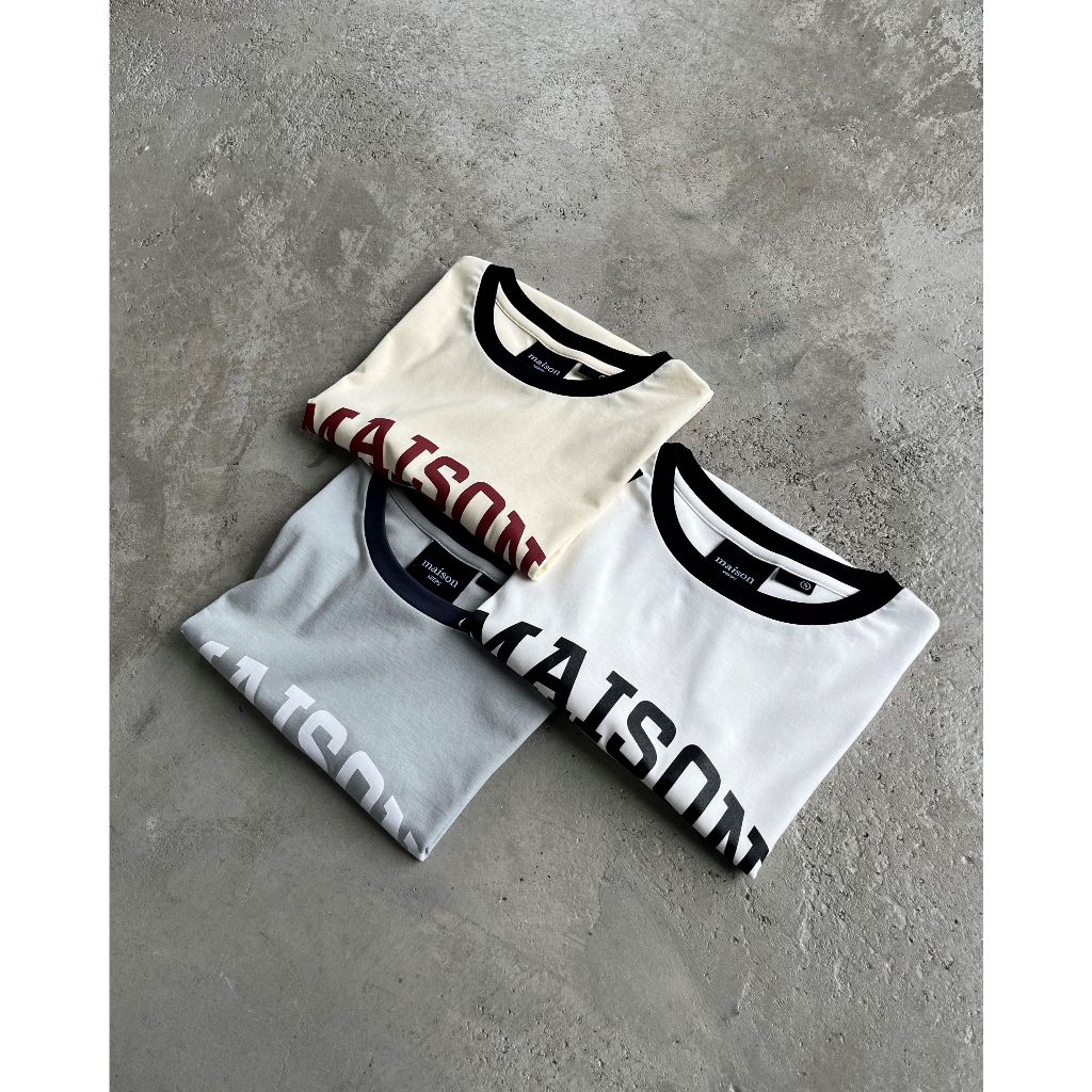 maison KEEPS | The Ringer College Logo Tee | เสื้อยืด สกรีนโลโก้ College รูปที่ 7