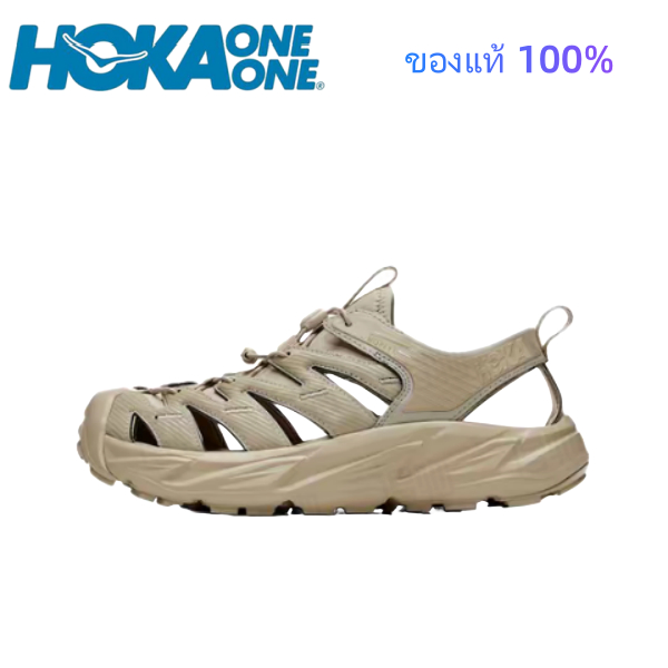 ของแท้ 100% HOKA ONE ONE Hopara 1 OG Khaki รองเท้าแตะสำหรับผู้ชายและผู้หญิง