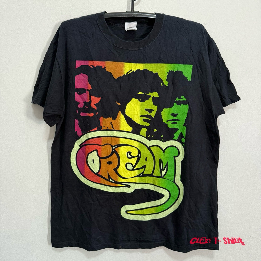 เสื้อวง Cream • วงของป๋า Eric Clapton ก่อนจะเป็นศิลปินเดี่ยว แท้จากกระสอบมือสอง