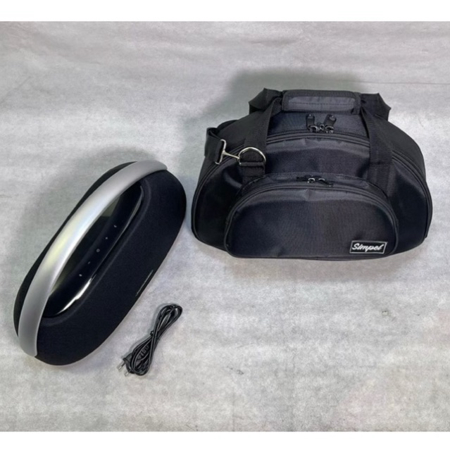 Simpel (HK3) กระเป๋าสำหรับใส่ลำโพง Harman Kardon Go Play3 แบบผ้า .. สีดำ