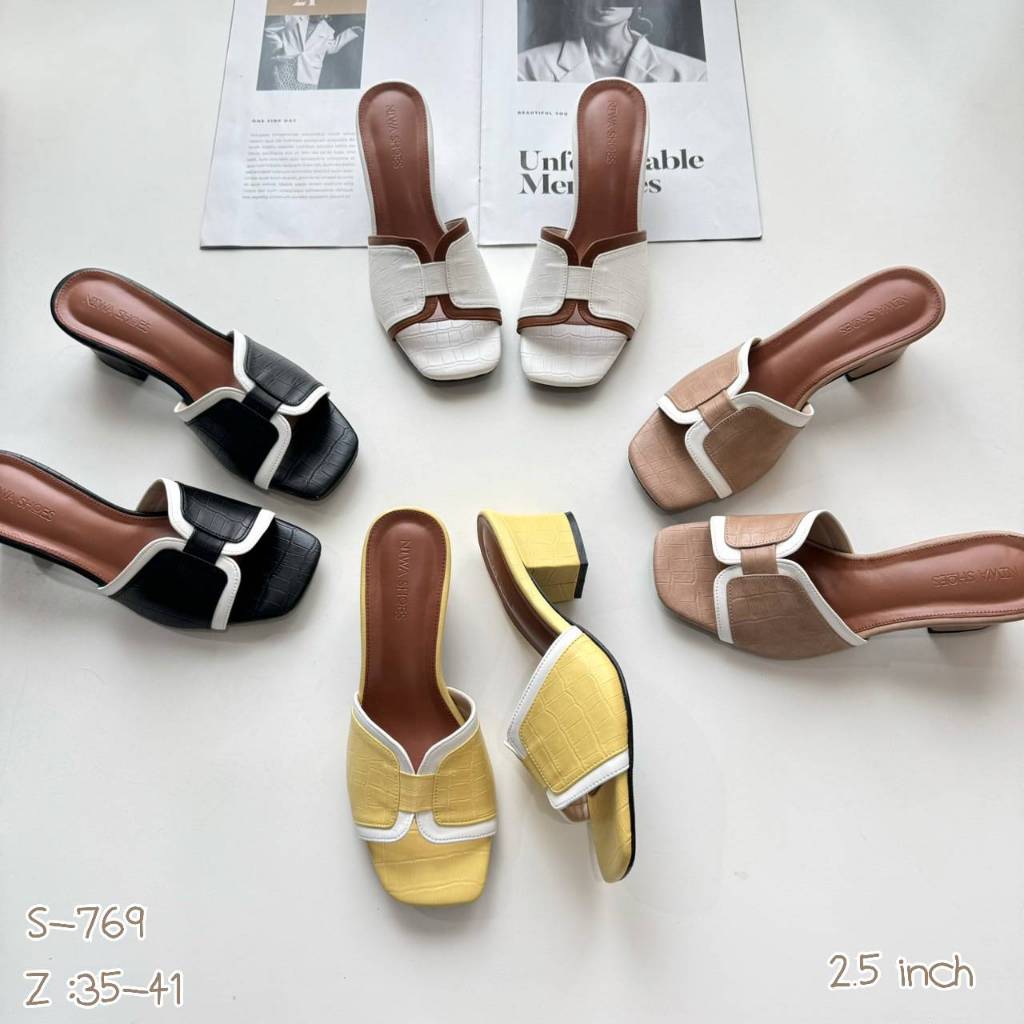 NIWA SHOES รองเท้าส้นสูง รองเท้าแฟชั่น รุ่น OD-14