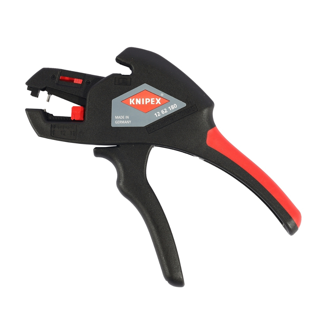 KNIPEX คีมปอกสายไฟแบบกลม อัตโนมัติ ขนาด 180 มม. : 1262180