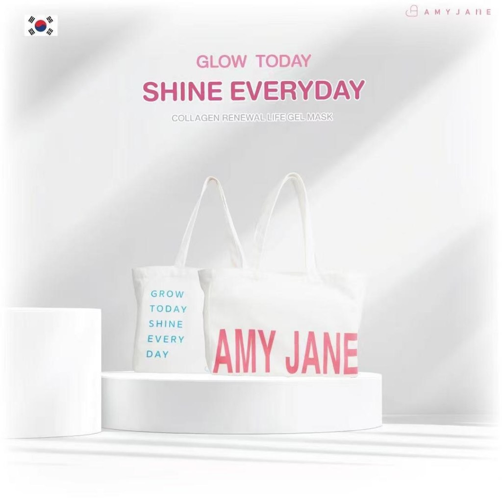 AMYJANE Canvas Bag กระเป๋าลาย เอมี่เจน ผ้าแคนวาส สำหรับใส่สิ