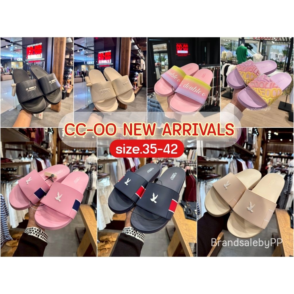 💥CC-OOแท้100%💥รองเท้าแตะcc-oo รองเท้าแตะพื้นนิ่ม รองเท้าผู้หญิง size.35-42