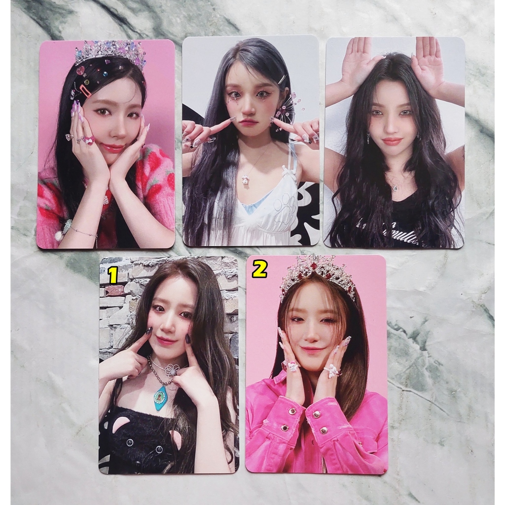 การ์ด POB ร้าน Target ของแท้ จาก CD อัลบั้ม (G)I-DLE - I FEEL Album พร้อมส่ง Kpop Card Queencard