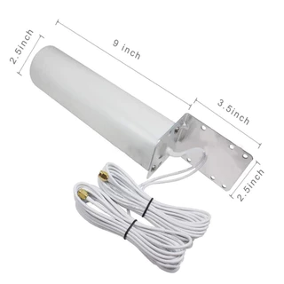 เสาอากาศภายนอก 10-12dBi 4G LTE 698-2700MHz 4G 3G SMA/TS9 ตัวผู้ 5 ม. 16.4 ฟุต สําหรับโมเด็มเราเตอร์