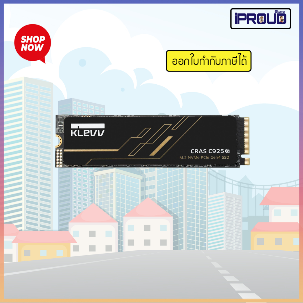 KLEVV CRAS C925G M.2 NVMe PCIe Gen4X4 SSD - 1 TB