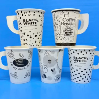 6.5 oz./8oz.1 PE/2000 ใบ/ยกลัง/1000 ใบ/500 ใบ/แก้วกาแฟ กระดาษ ร้อน/เย็น 6.5 ออนซ์ (one size)