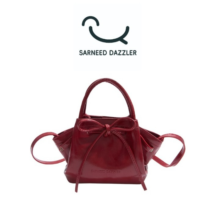 SARNEED Lis Bag กระเป๋าถือ (ลิซ) กระเป๋าสะพายข้าง หนัง PU  มีโบว์ น่ารัก ดีไซน์เก๋ น้ำหนักเบา หรูหรา มีให้เลือก 6 สี