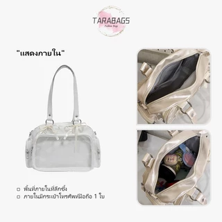 Tarabags กระเป๋าสะพายเดี่ยว น่ารัก และสไตล์วิทยาลัย ita bag มีกระเป๋าใสขนาดใหญ่ บุคลิกภาพ ใส่ตุ๊กตา