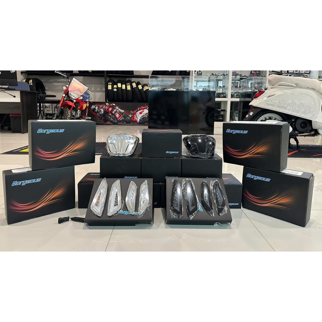 Gorgeous ชุดไฟเลี้ยวแต่ง Vespa sprint ,sprint tech