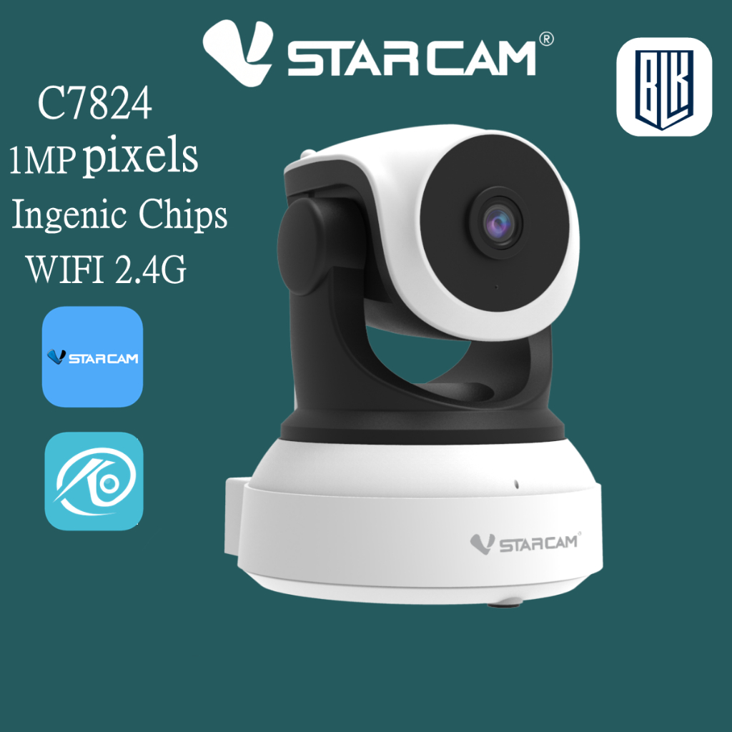 VStarcam C7824wip 720p  กล้องวงจรปิด  IP Camera  กล้องวงจรปิดไร้สาย