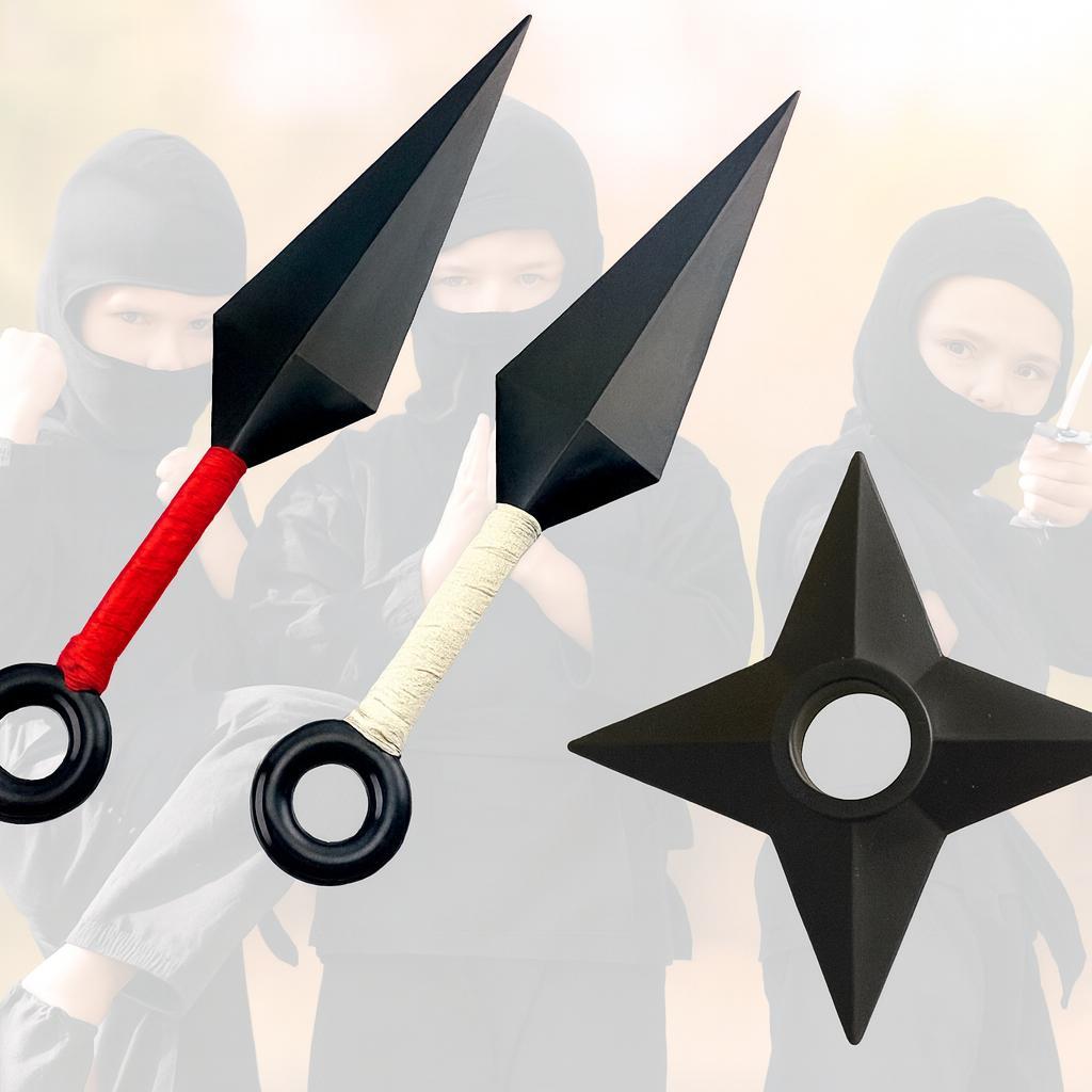 🥼 ของเล่น อาวุธนินจา มีดคุไน มีดนินจา มีดสั้น ดาวกระจาย ชูริเคน นารูโตะ Toy of Kunai Shuriken Ninja Weapon 7C213