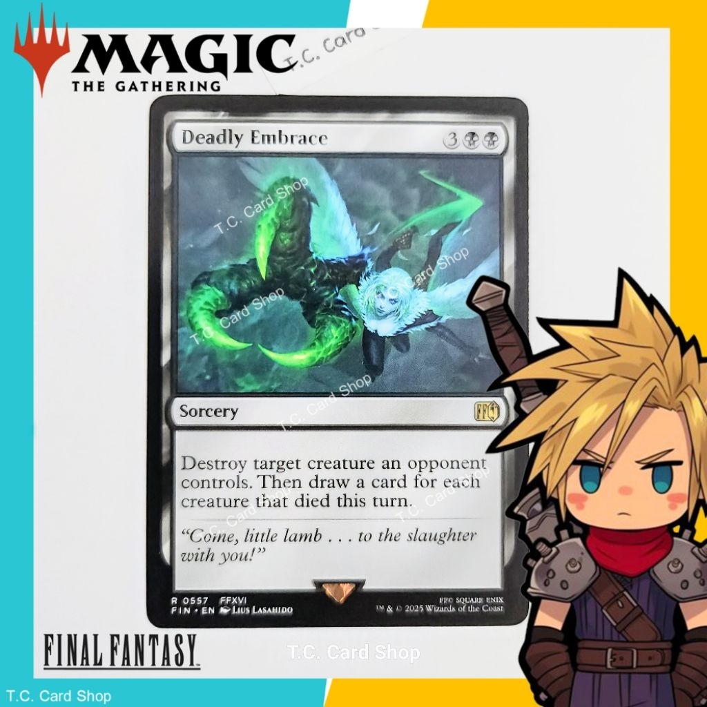 Deadly Embrace - R0557 FFXVI (Goldstamp) - Final Fantasy - Magic the Gathering (MTG) (FIN)