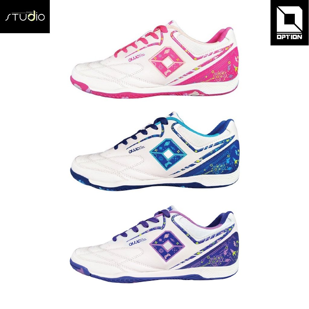[สินค้าลิขสิทธิ์แท้ 100%] รองเท้าฟุตซอล OPTION รุ่น PLAYZONE OPF-4-002