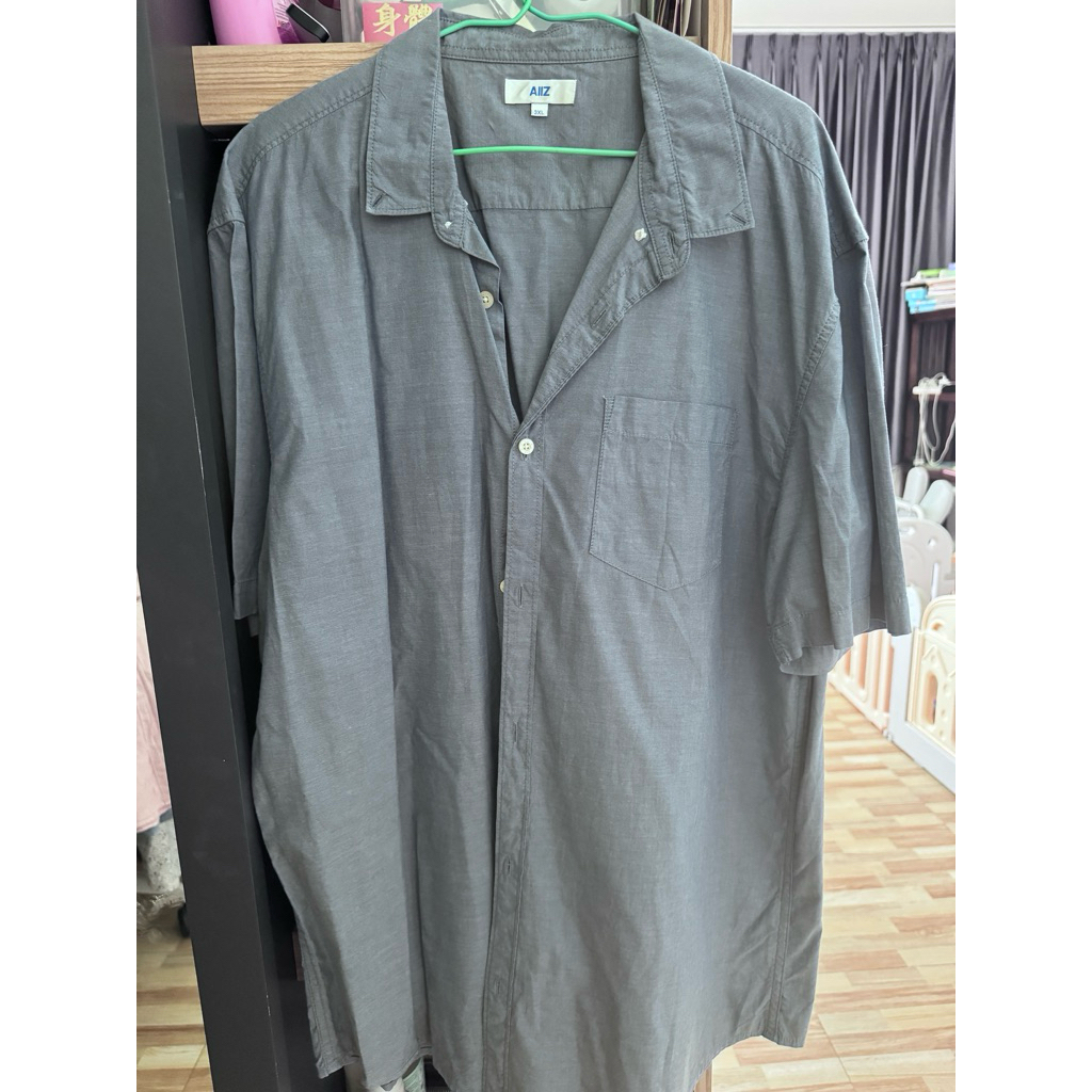 เสื้อเชิ้ตผู้ชายมือสอง แบรนด์ AllZ ไซต์ 3xl สีสด