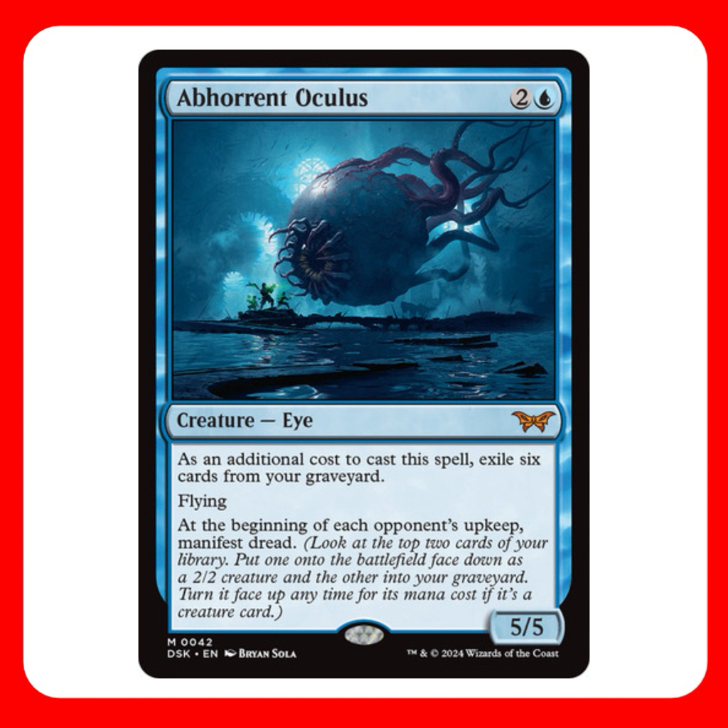 [MTG] Abhorrent Oculus [DSK [BLUE] [MYTHIC] [NORMAL] [ENG] (การ์ดเมจิค / Magic the Gathering) [EDH]