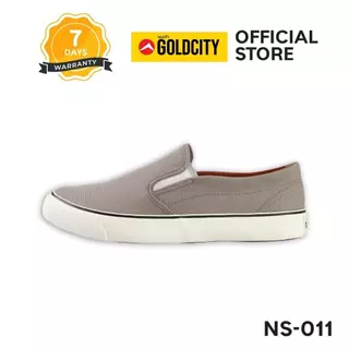 รองเท้าสลิปออน แบบสวม พื้นยางพารา ขอบหนัง ส่งตรงจากโรงงานแท้100% GOLDCITY
