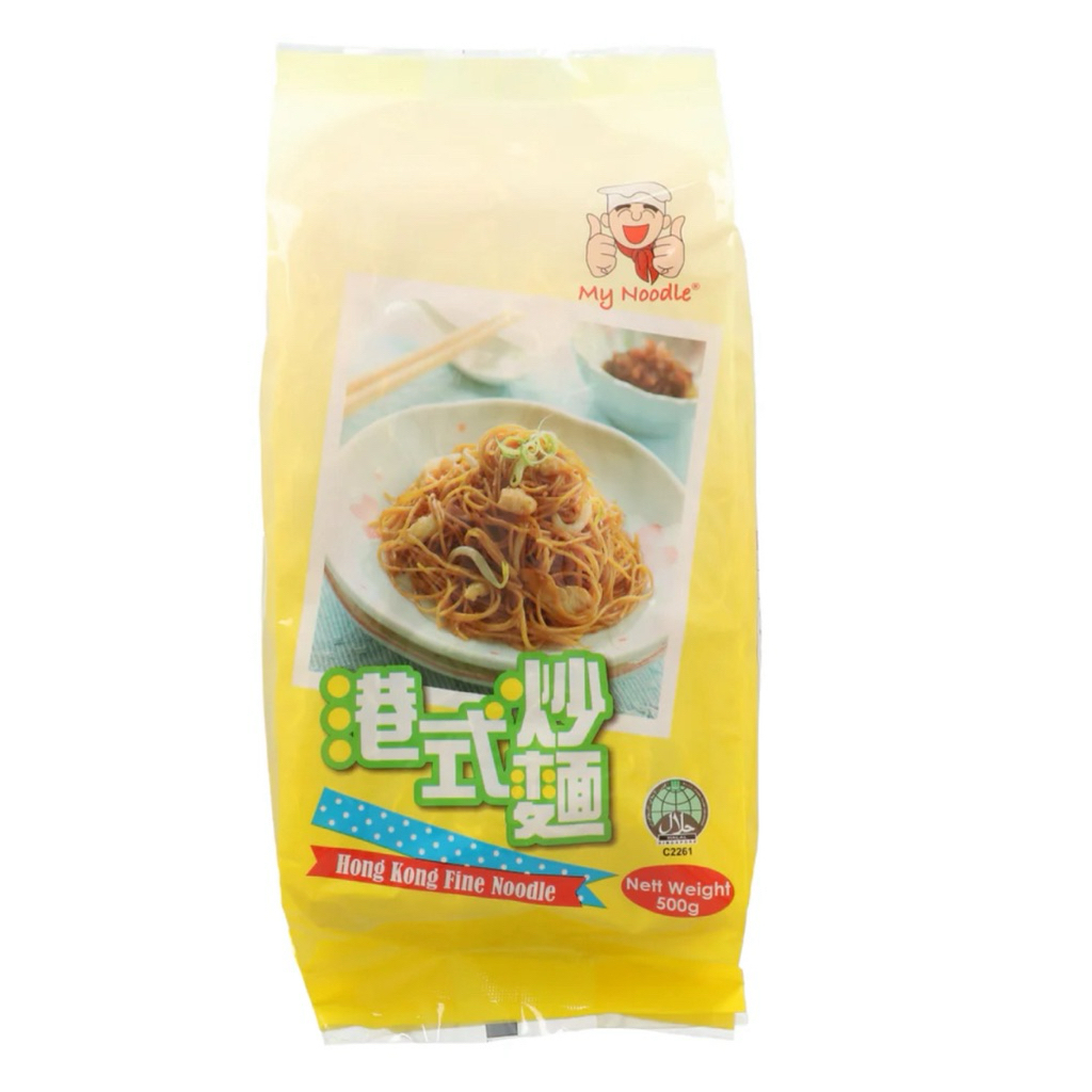My Noodle Hong Kong Fine Noodle 500g./Traditional Prawn Noodle 200g. มายนูดเดิ้ลบะหมี่ฮ่องกง