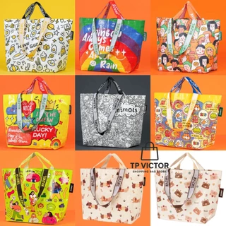 Shopping Bag/Woven Bag ถุงช้อปปิ้งกันน้ำ สะพายไหล่และถือ กระเป๋าช้อปปิ้ง กระเป๋ากระสอบ