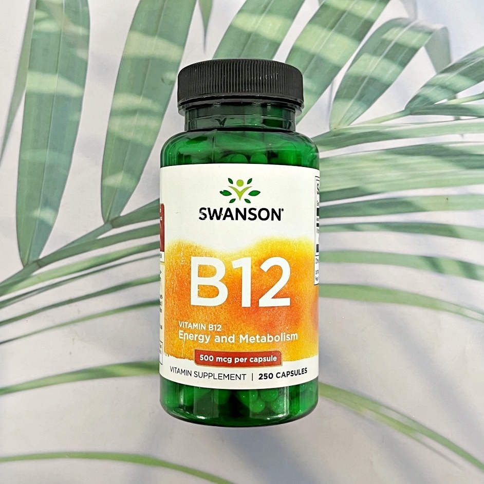 60% Sale!!! EXP.05/26 วิตามิน B-12 500 mcg เสริมพลังงาน Energy and Metabolism