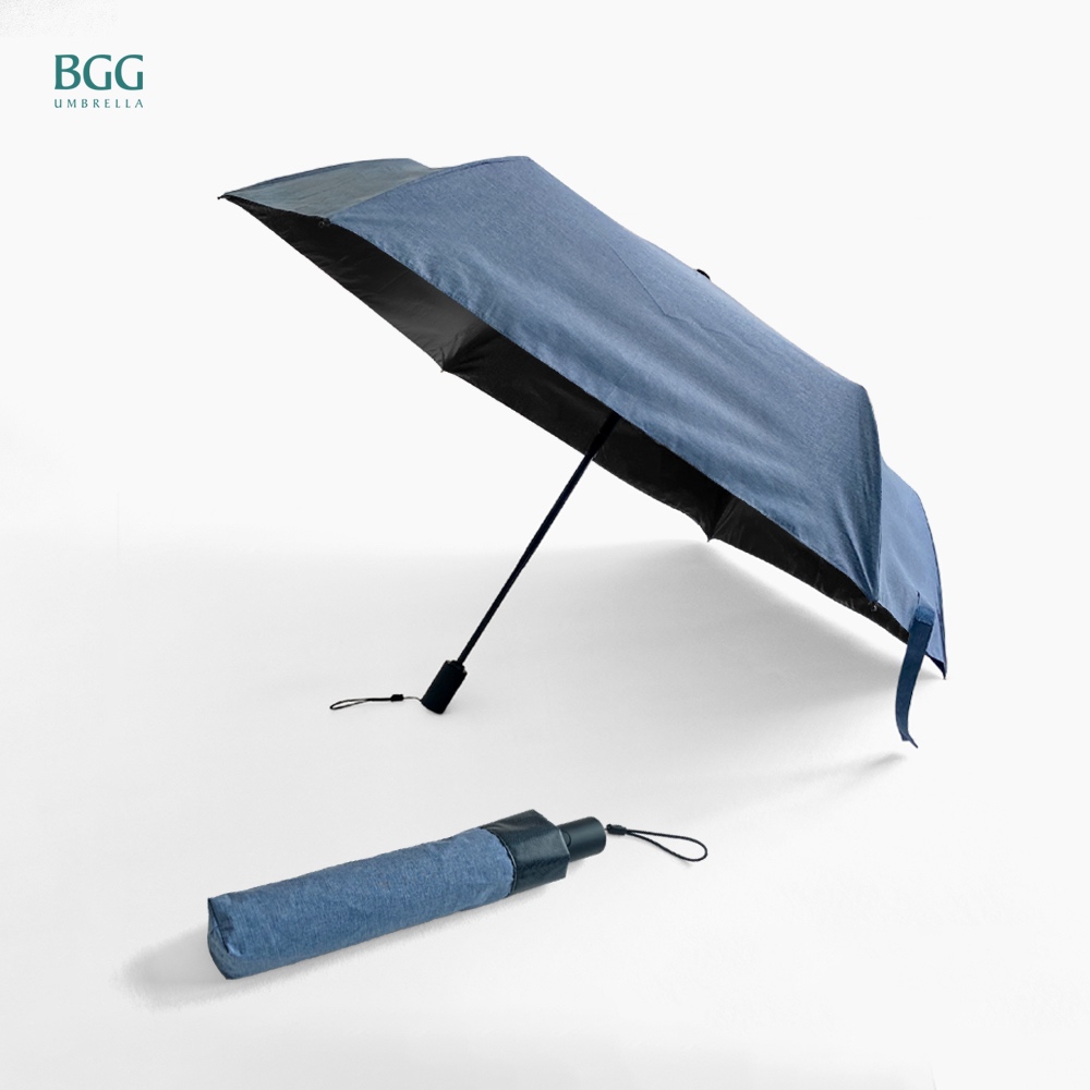 BGG UV Cut 100% Blocktech Auto Umbrella ร่ม ร่มอัตโนมัติ 3ตอน กันแดด กันยูวี 100% กันฝน ผ้าบล็อคเทค (AT0034)