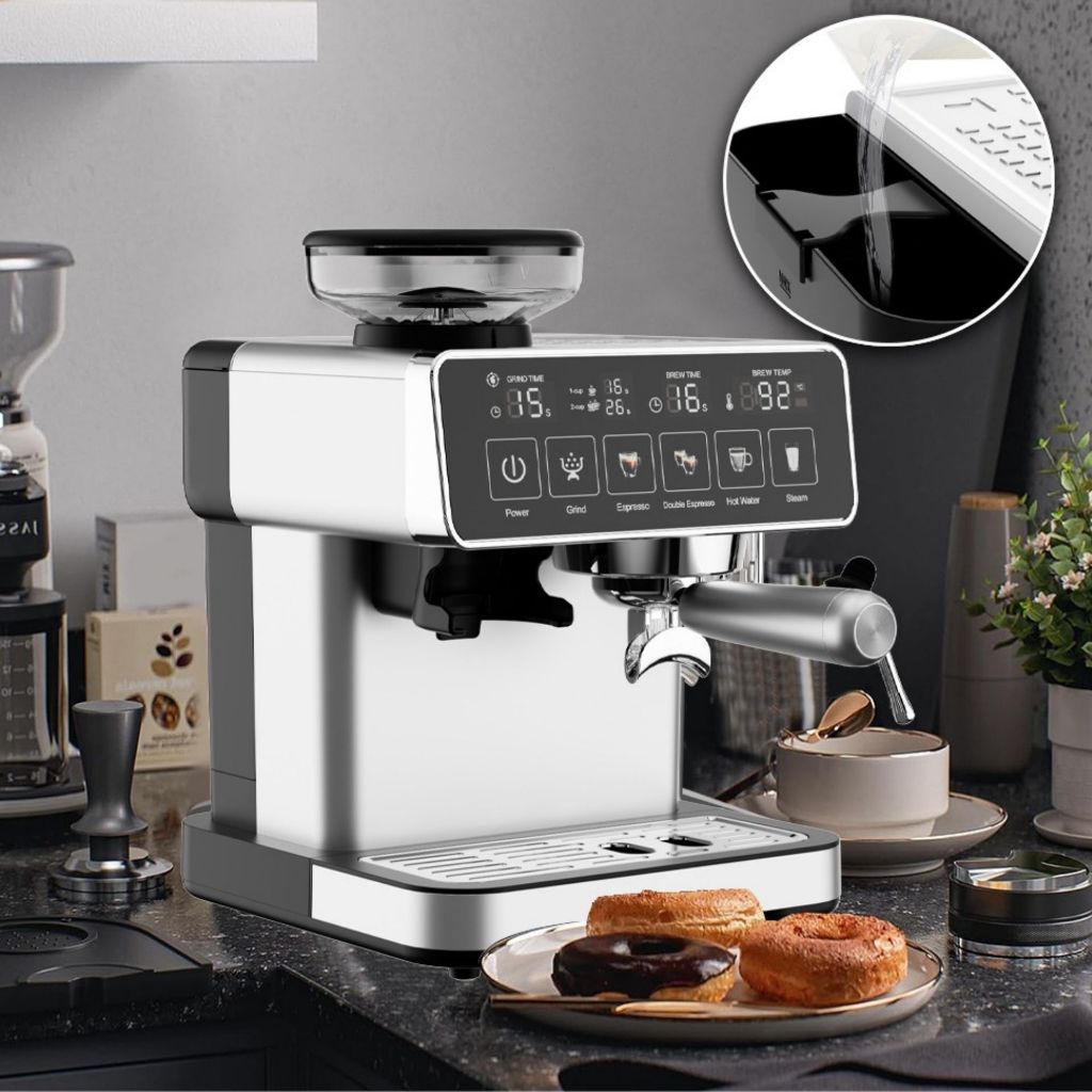 Ratika | เครื่องชงกาแฟ OZO Pan-301C Coffee Machine เครื่องสกัดกาแฟ เครื่องชงกาแฟไฟฟ้า เครื่องชงเอสเปรสโซ่