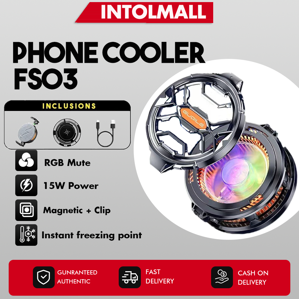 INTOLMALL FS03 เซมิคอนดักเตอร์โทรศัพท์เย็น 7 สี Light Turbo แม่เหล็ก / คลิป Phone Cooler Radiator
