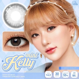 Mini Kelly Brown / Gray [-50ถึง-1000] By Kittykawaii คอนแทคเลนส์